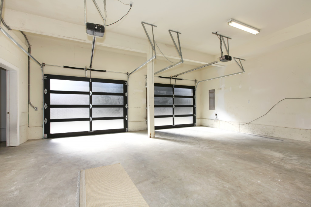 open garage space